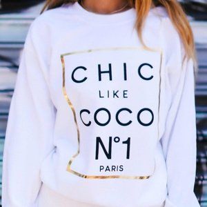 Chic Like CoCo No.1 Paris Sweatshirt